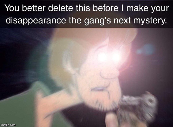 The Gang's Next Mystery? | image tagged in memes,repost,shaggy | made w/ Imgflip meme maker