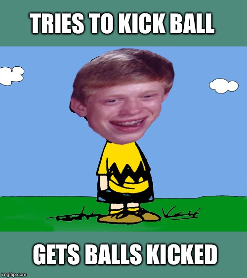 TRIES TO KICK BALL GETS BALLS KICKED | made w/ Imgflip meme maker