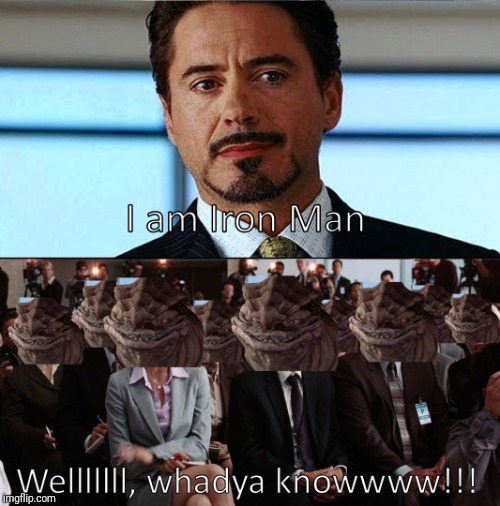 I am iron man/Dexter the jettster | image tagged in star wars prequels,iron man | made w/ Imgflip meme maker