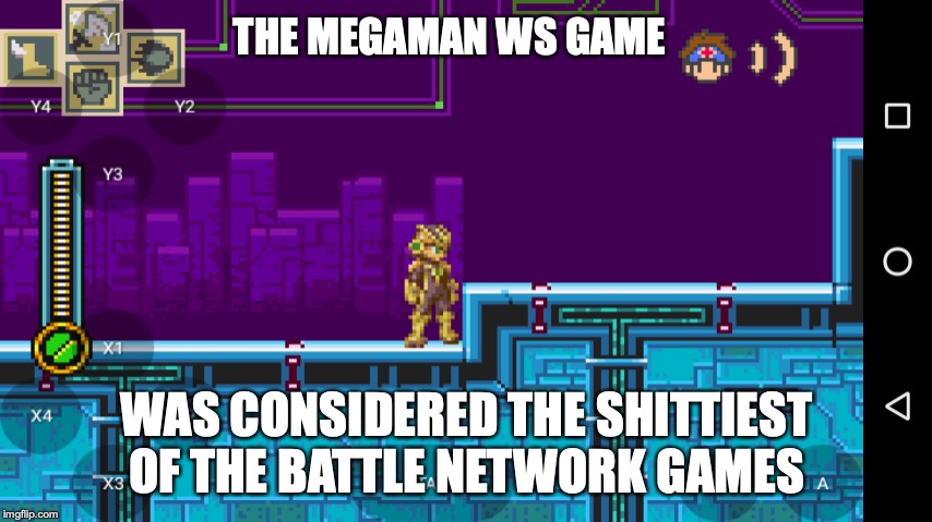 Mega Man WS | THE MEGAMAN WS GAME; WAS CONSIDERED THE SHITTIEST OF THE BATTLE NETWORK GAMES | image tagged in megaman,megaman nt warrior,megaman battle network,memes,gaming | made w/ Imgflip meme maker