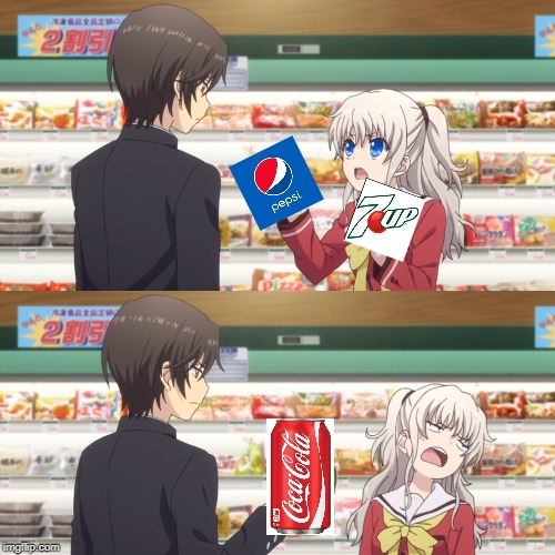 charlotte anime | image tagged in charlotte anime | made w/ Imgflip meme maker