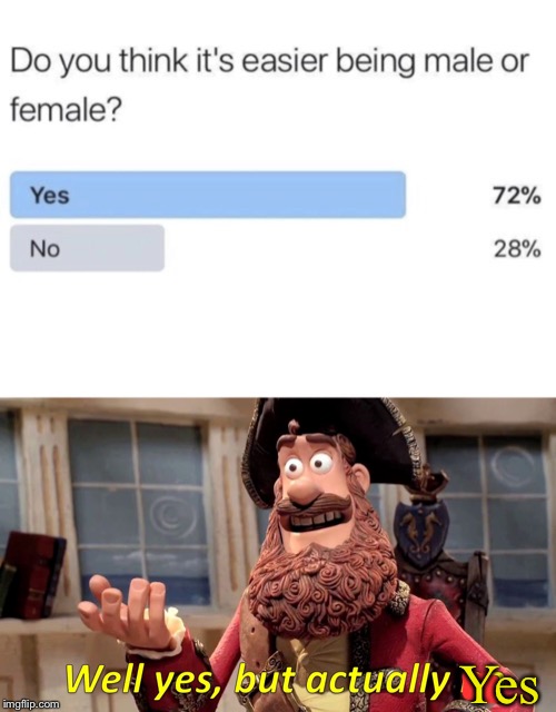 Yes | image tagged in well yes but actually no | made w/ Imgflip meme maker