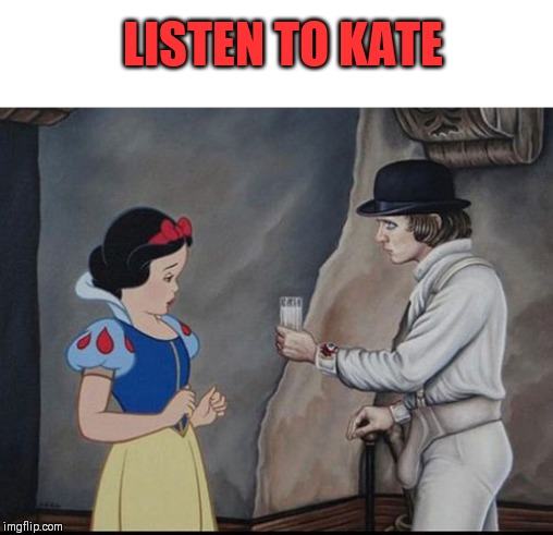 you re not listening kate
