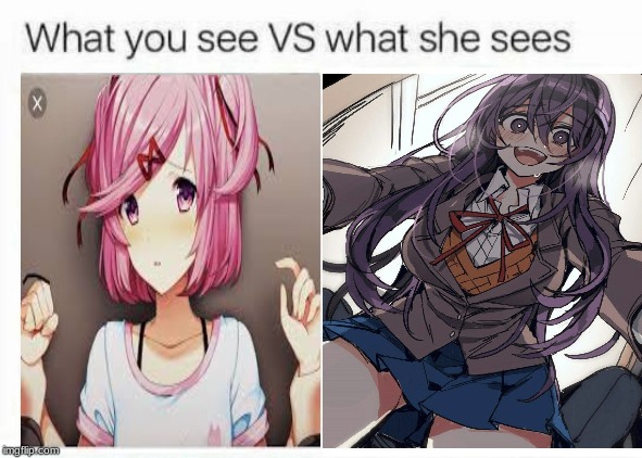 What You See Vs What She Sees Meme Telegraph