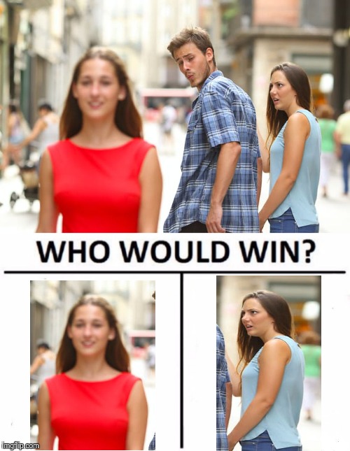 Distracted Boyfriend Meme Template