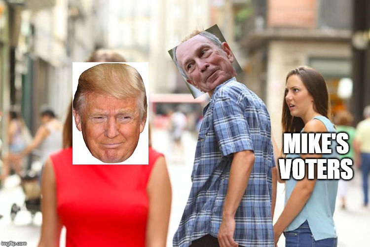 Distracted Boyfriend | MIKE'S VOTERS | image tagged in memes,distracted boyfriend | made w/ Imgflip meme maker