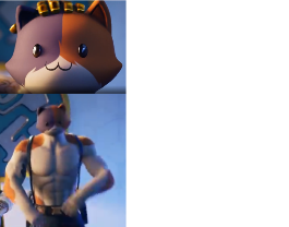 High Quality cat meme (Meowscles) Blank Meme Template