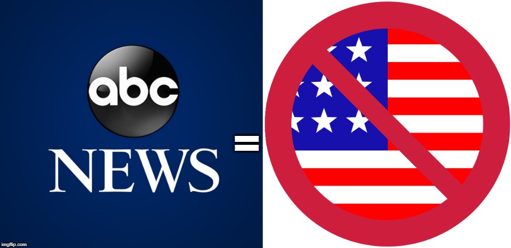 THIS IS HARD TO LOOK AT, BUT IT'S TRUE | = | image tagged in abc news,memes,fake news,american flag | made w/ Imgflip meme maker
