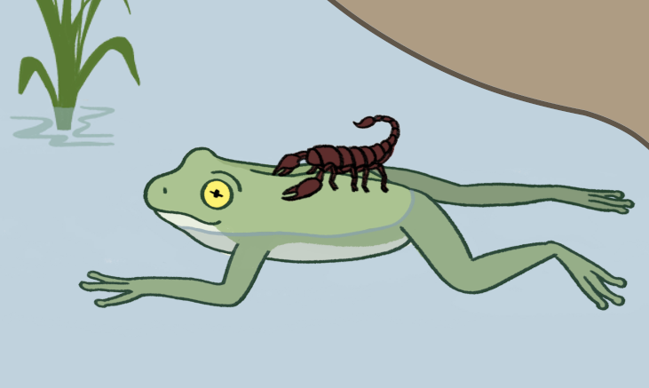 High Quality Frog and Scorpion Blank Meme Template
