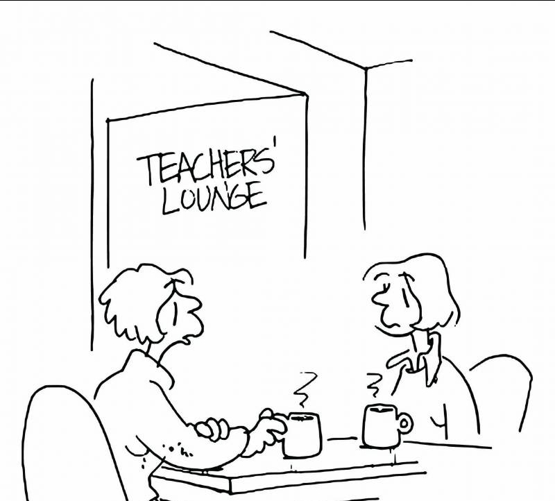 Teacher lounge Blank Meme Template