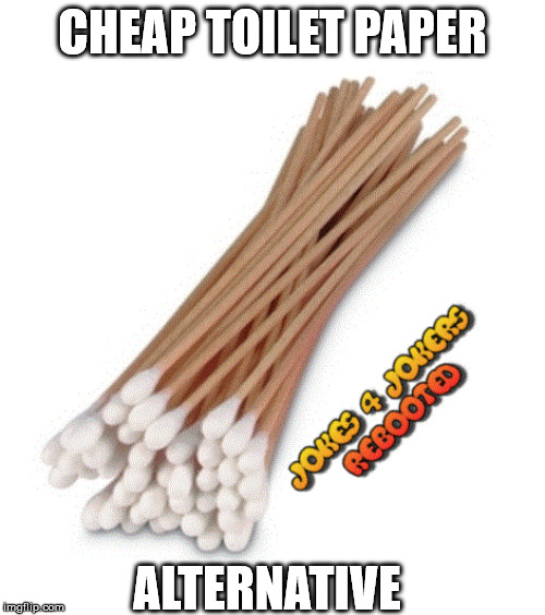 silly Solutions | CHEAP TOILET PAPER; ALTERNATIVE | image tagged in funny,confused,silly | made w/ Imgflip meme maker