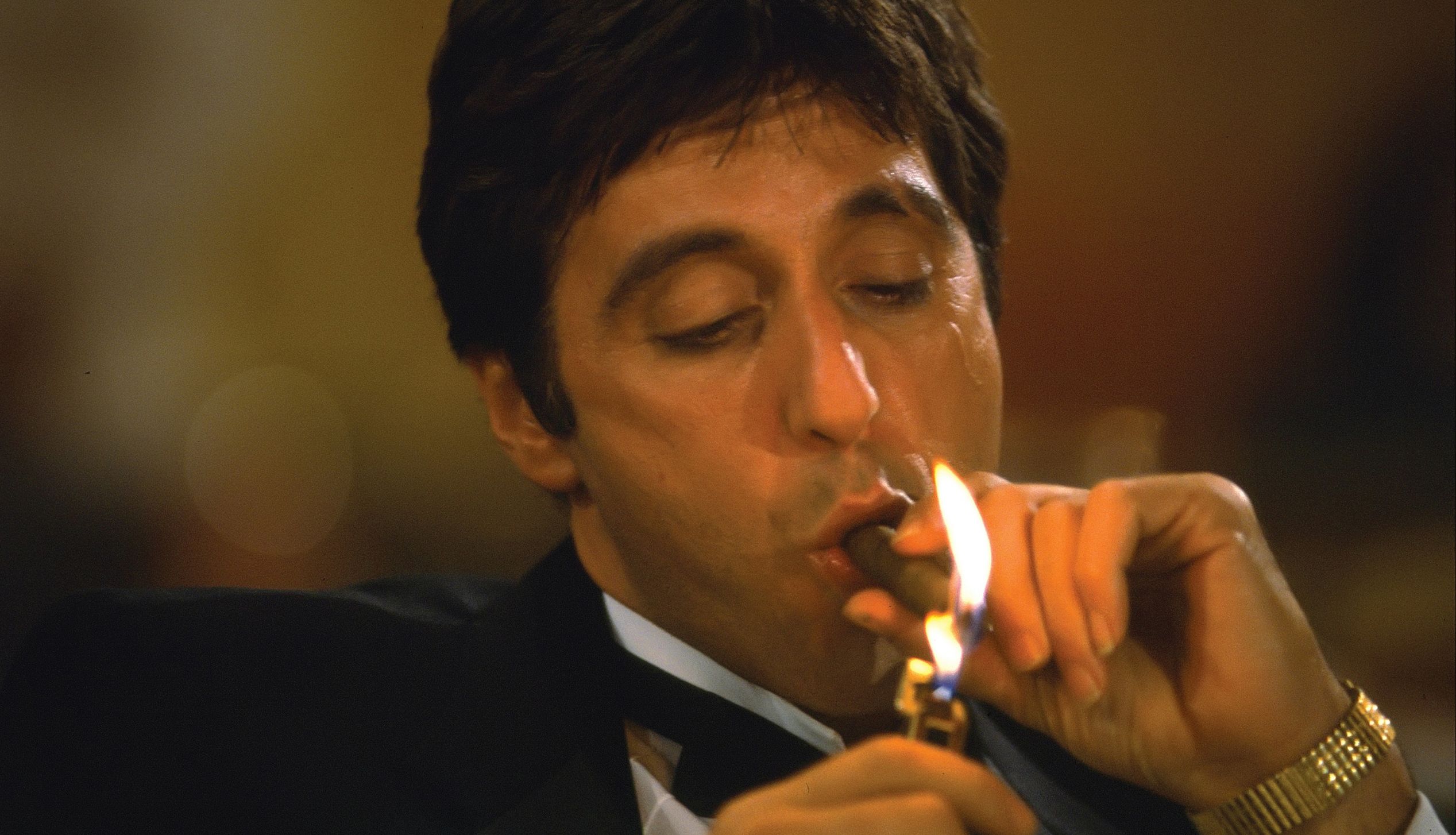 High Quality Al Pacino smoking Blank Meme Template