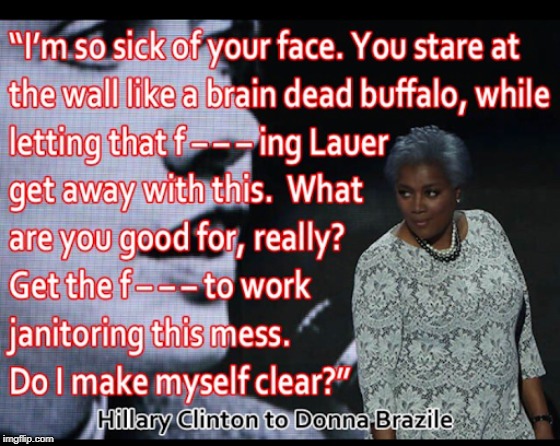 Hillary was evil, but not even "lost" emails, Benghazi & a fake foundation could stop brainwashed libs voting for her | image tagged in vince vance,donna brazile,hillary clinton,hillary emails,brainwashed,libtards | made w/ Imgflip meme maker