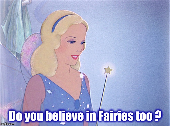 blue fairy | Do you believe in Fairies too ? | image tagged in blue fairy | made w/ Imgflip meme maker