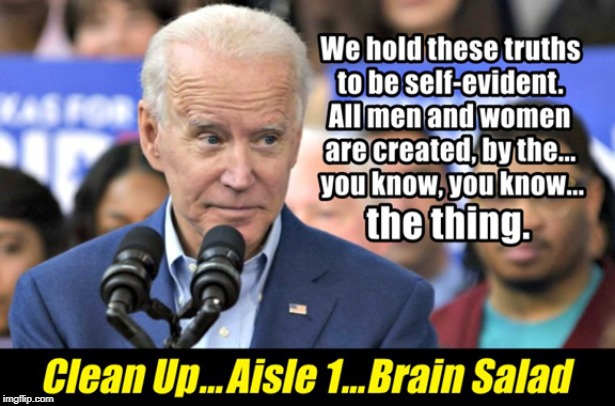 We Know Joe...We Know...The Thing :) | image tagged in joe biden,the constitution,democratic party,funny meme | made w/ Imgflip meme maker