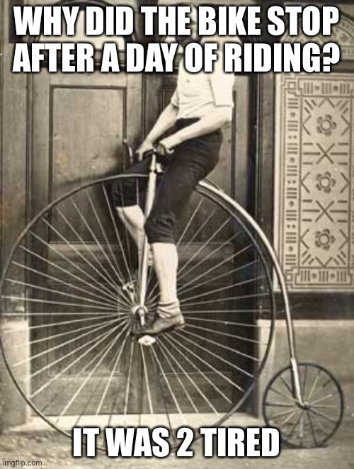 Old Timey Bike Imgflip