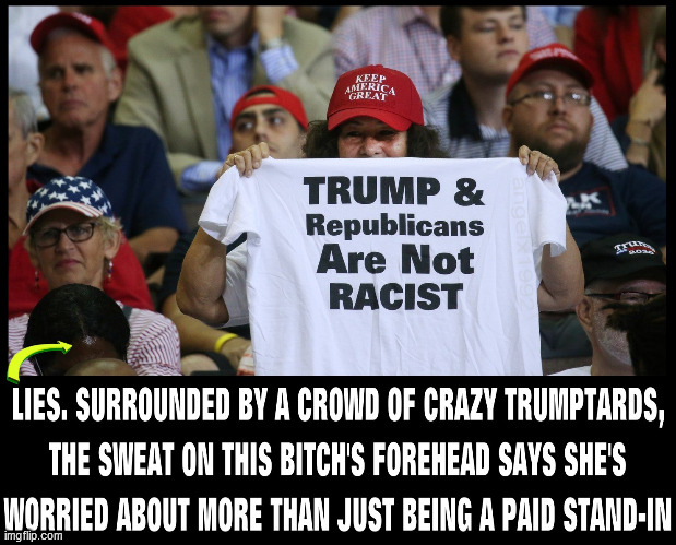 image tagged in trump rally,racists,bigots,scumbag republicans,trump,clown car republicans | made w/ Imgflip meme maker