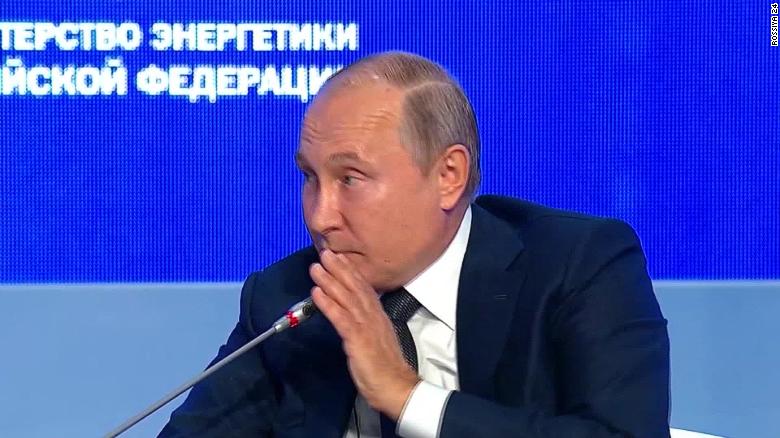 Putin whispers Blank Meme Template