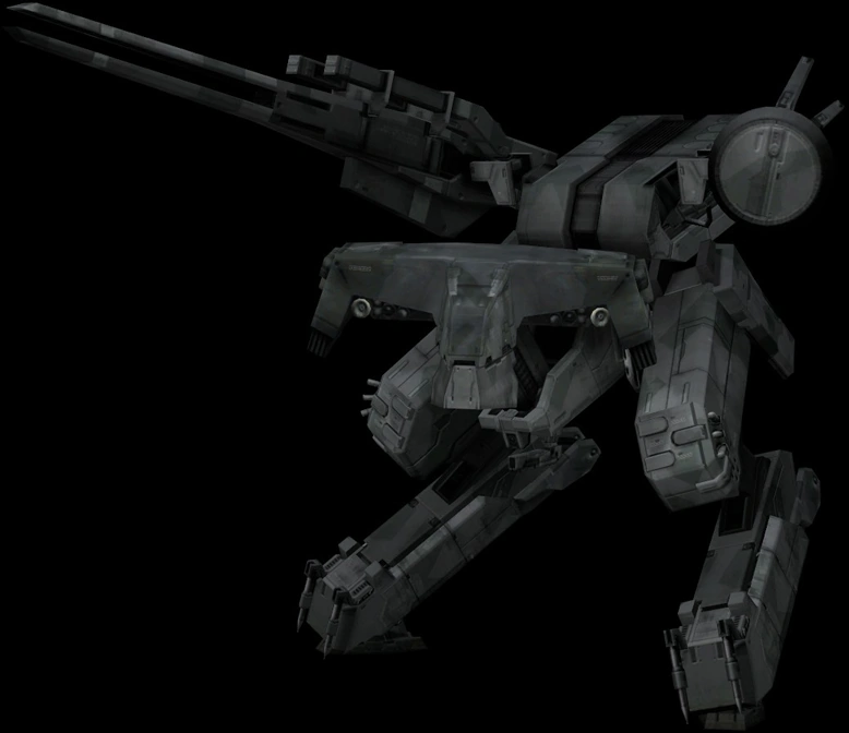 High Quality Metal Gear REX Standing Up Blank Meme Template