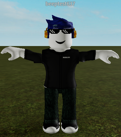 roblox character t posing