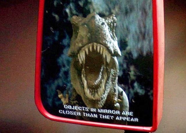 High Quality Jurassic park reflection Blank Meme Template