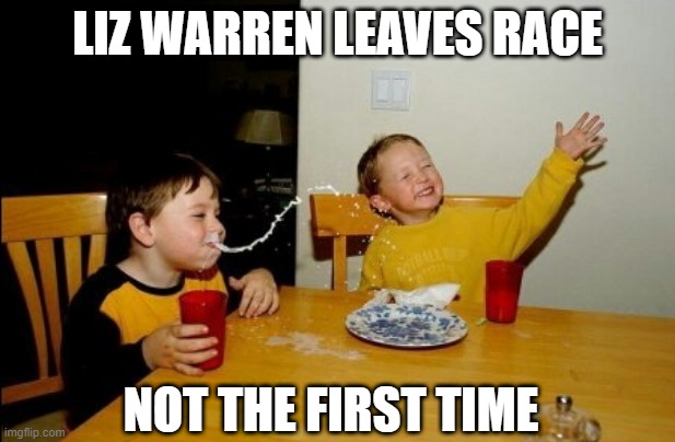 Pocahontas | LIZ WARREN LEAVES RACE; NOT THE FIRST TIME | image tagged in pocahontas,elizabeth warren | made w/ Imgflip meme maker