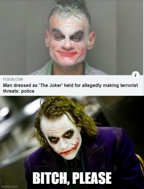 More Like the "Coker" | BITCH, PLEASE | image tagged in why so serious joker | made w/ Imgflip meme maker