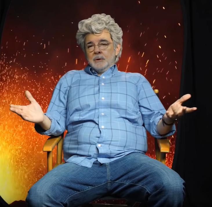 High Quality George Lucas you see what i mean Blank Meme Template