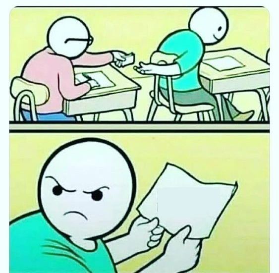 Friends During Exams Blank Meme Template