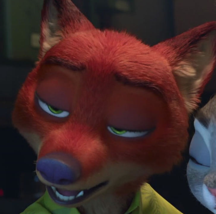 Nick Wilde sleepy Blank Meme Template