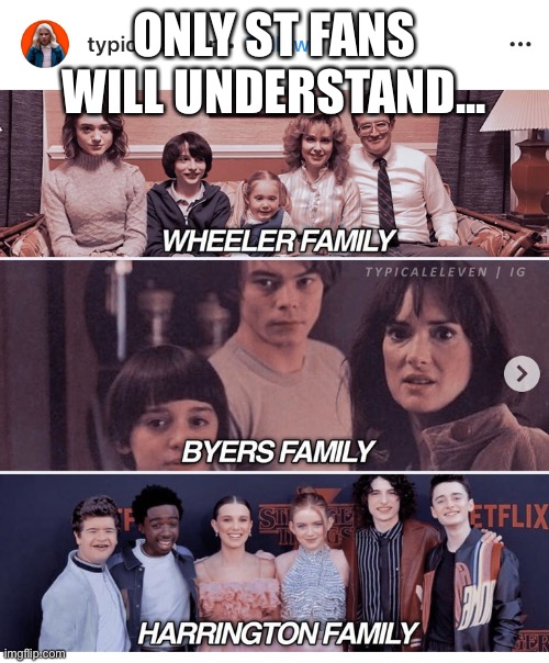 ONLY ST FANS WILL UNDERSTAND... | image tagged in stranger things | made w/ Imgflip meme maker