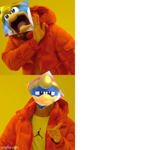 Dedede Drake Blank Meme Template