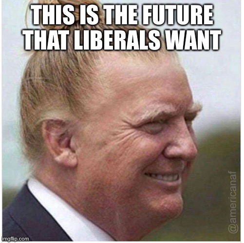 FARK.com: (10734788) As if Trump's hair didn't look strange enough