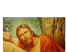 High Quality Frustrated Jesus Blank Meme Template