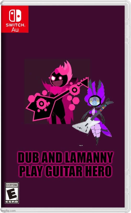 no stopping this fight, so let's rock and roll all night | DUB AND LAMANNY PLAY GUITAR HERO | image tagged in switch au template,memes,lamanny,dub,just shapes and beats,guitar hero | made w/ Imgflip meme maker