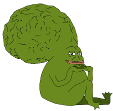 Big Brain Pepe Blank Meme Template