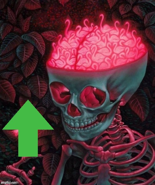 Upvote Skull | image tagged in upvote skull | made w/ Imgflip meme maker