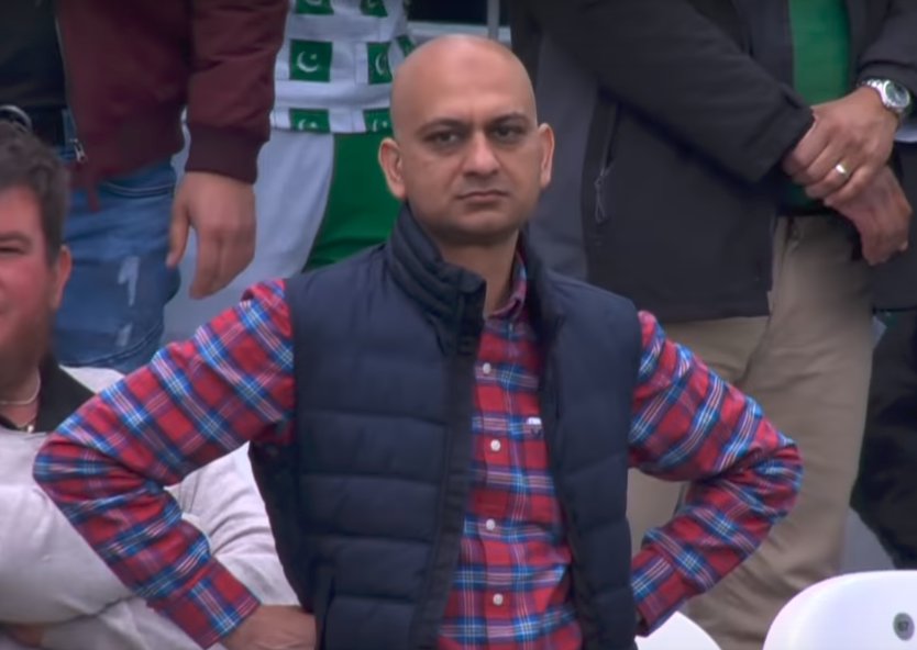 Angry pakistani fan Blank Meme Template