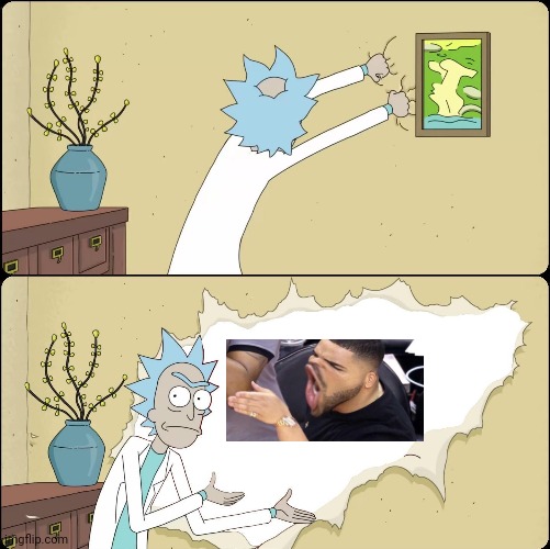 Rick Rips Wallpaper | image tagged in rick rips wallpaper,drake,memes,funny | made w/ Imgflip meme maker