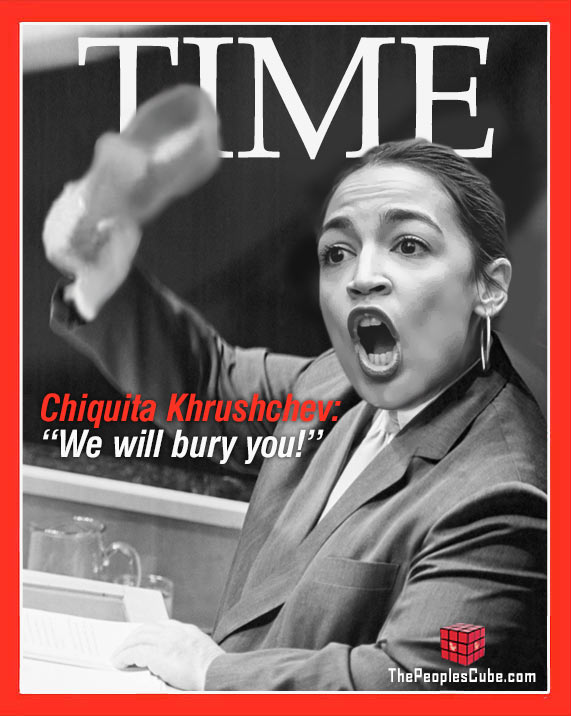 AOC Khrushchev Blank Meme Template