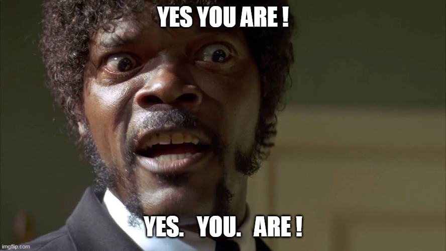 Yes you did brett | YES YOU ARE ! YES.   YOU.   ARE ! | image tagged in yes you did brett | made w/ Imgflip meme maker