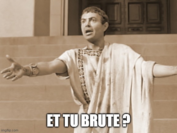 ET TU BRUTE ? | made w/ Imgflip meme maker