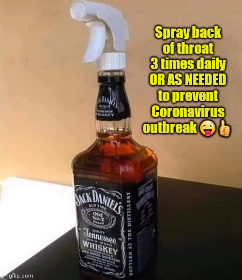 Folks are going batty | Spray back of throat 3 times daily OR AS NEEDED to prevent Coronavirus outbreak 😜👍 | image tagged in coronavirus,viral meme,made in china | made w/ Imgflip meme maker