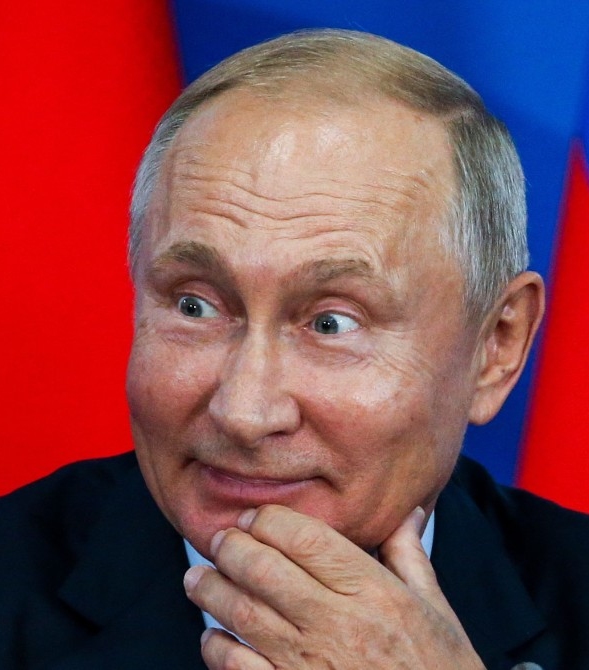 High Quality Putin surprised Blank Meme Template