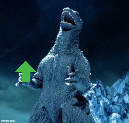 Laughing Godzilla | image tagged in laughing godzilla | made w/ Imgflip meme maker