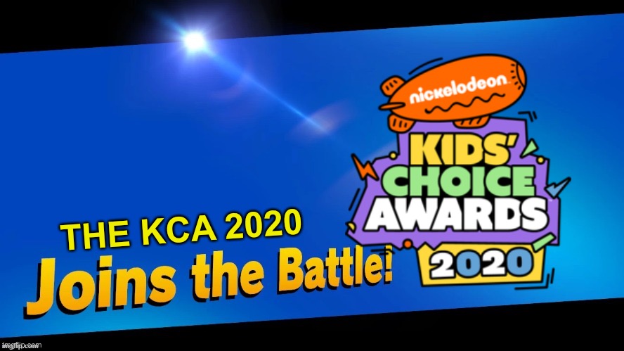 I voted for Smash Bros. Ultimate! | THE KCA 2020 | image tagged in blank joins the battle | made w/ Imgflip meme maker