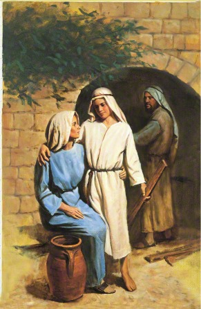 Mary Joseph and Jesus Blank Meme Template