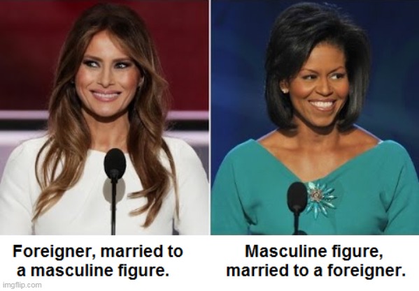 Melania vs Michelle | image tagged in first lady | made w/ Imgflip meme maker