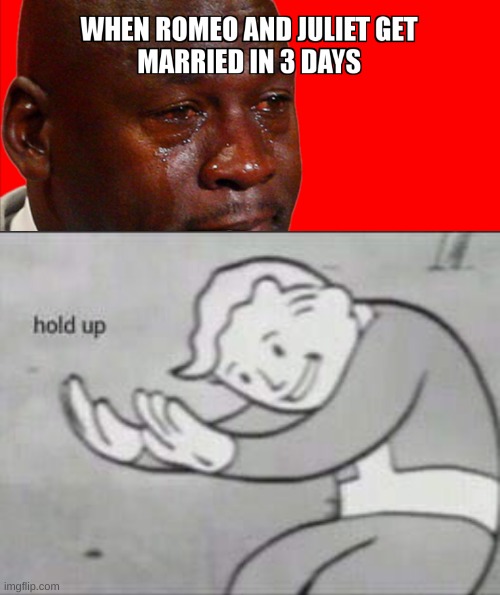 image tagged in fallout hold up | made w/ Imgflip meme maker