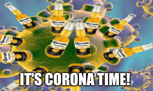 It's corona time! Blank Meme Template